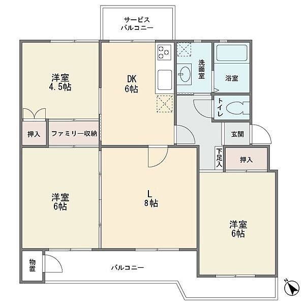 間取りを拡大表示