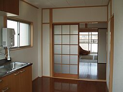 霞台ハイツ 1階2DKのリビング/ダイニング