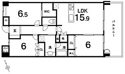 間取図画像 3LDK