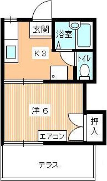 フレグランス中橋II 101｜山口県下関市幡生宮の下町(賃貸アパート1K・1階・19.50㎡)の写真 その2