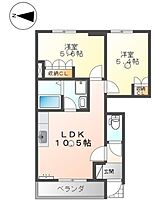 グランコート王喜 101 ｜ 山口県下関市王喜本町6丁目（賃貸アパート2LDK・1階・47.37㎡） その2