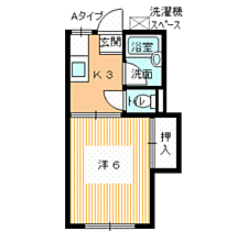 ウェザークックI 202 ｜ 山口県下関市吉見竜王町（賃貸アパート1K・2階・20.28㎡） その2