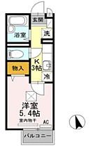 シャイン ルート 綾羅木 103 ｜ 山口県下関市綾羅木8丁目（賃貸アパート1K・1階・20.11㎡） その2