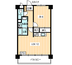 シャルム大和 0207 ｜ 山口県下関市大和町2丁目（賃貸マンション1LDK・2階・45.95㎡） その2