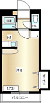 リバーハイツ 207 ｜ 山口県下関市一の宮町2丁目（賃貸マンション1K・2階・25.42㎡） その2