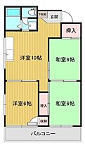 第一アネックスビル 501 ｜ 山口県下関市形山みどり町（賃貸マンション3LDK・5階・58.50㎡） その2