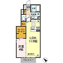 リベカ 110 ｜ 山口県下関市伊倉東町（賃貸アパート1LDK・1階・41.81㎡） その2