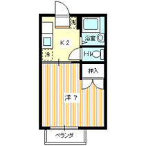 有馬ハイツ 202 ｜ 山口県下関市一の宮町1丁目（賃貸アパート1K・2階・21.39㎡） その2