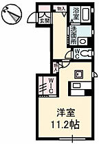 シャーメゾン真締川 A101 ｜ 山口県宇部市北琴芝1丁目（賃貸アパート1R・1階・35.07㎡） その2