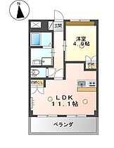 ハッピースウィング 202 ｜ 山口県宇部市妻崎開作（賃貸アパート1LDK・2階・41.04㎡） その2