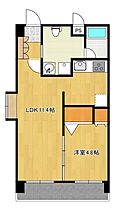 セントレジス医大通り 1104 ｜ 山口県宇部市下条1丁目（賃貸マンション1LDK・1階・38.00㎡） その2