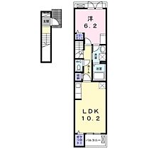 ソラーナI 203 ｜ 山口県防府市華浦1丁目（賃貸アパート1LDK・2階・43.79㎡） その2