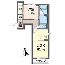 シャーメゾンＤＡＩ 106 ｜ 山口県防府市車塚町（賃貸マンション1LDK・1階・46.96㎡） その2