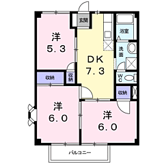 物件の間取り