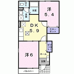 物件の間取り