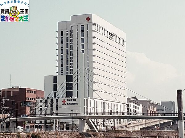 画像23:日本赤十字社長崎原爆病院 1090m