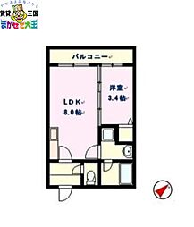 ディアコート大橋 4階