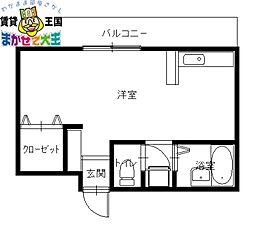 間取図画像 ワンルーム