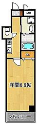 ISグランデ寺町 1Kの間取図画像