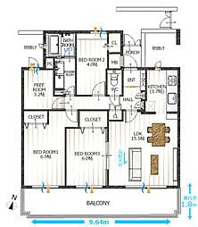 再生邸宅／赤松台パークハウス弐番館