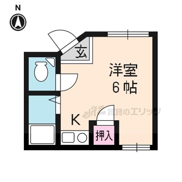 テルレスポアール 202｜京都府京都市中京区壬生森前町(賃貸マンション1R・2階・14.57㎡)の写真 その2