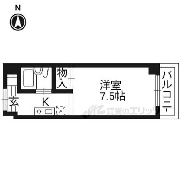 ナチュールイナオ 501｜京都府京都市下京区富小路通綾小路下ル塗師屋町(賃貸マンション1K・5階・20.99㎡)の写真 その2