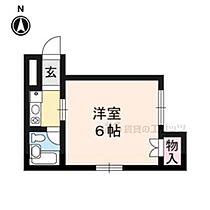 京都府京都市上京区智恵光院一条西入南新在家町（賃貸マンション1K・3階・18.00㎡） その2