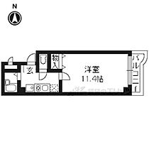 SAWARABIハイッテン 202 ｜ 京都府京都市下京区東洞院通松原下る大江町（賃貸マンション1K・2階・28.34㎡） その2