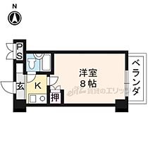 京都府京都市左京区吉田上阿達町（賃貸マンション1K・2階・19.00㎡） その2