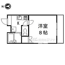 京都府京都市中京区聚楽廻西（賃貸マンション1K・4階・24.18㎡） その2