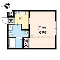 京都府京都市下京区間之町上珠数屋町下る打越町（賃貸マンション1K・1階・22.77㎡） その2