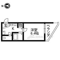 京都府京都市右京区西院安塚町（賃貸マンション1K・3階・21.75㎡） その2