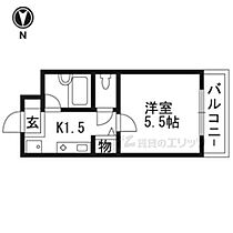 京都府京都市下京区若宮通六条上る上若宮町（賃貸マンション1K・4階・19.44㎡） その2