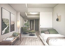 JR山陰本線 二条駅 徒歩15分の賃貸マンション 7階1Kのリビング/ダイニング