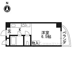ＣＵＢＥ31 2階1Kの間取り