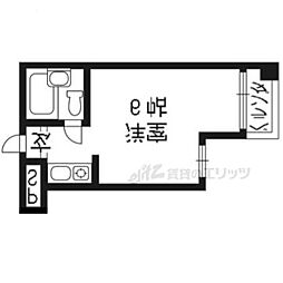 緑の館annex ワンルームの間取図画像