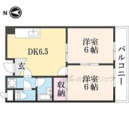 ハウスS&Y 2DKの間取図画像