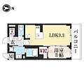 ソルテラス京都東寺HOMARE4階9.1万円