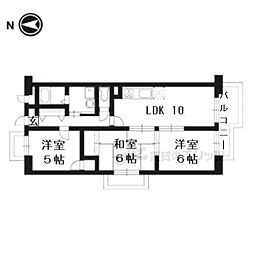 サニークレスト祥山 3LDKの間取図画像