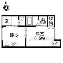 京都府京都市上京区西富仲町（賃貸一戸建1DK・1階・25.22㎡） その2