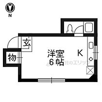 京都府京都市北区出雲路立テ本町（賃貸アパート1K・2階・17.50㎡） その2