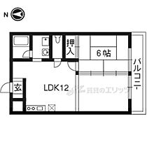 ベルメゾン鴨川 202 ｜ 京都府京都市上京区河原町通丸太町上る２丁目出水町（賃貸マンション1LDK・2階・42.74㎡） その2