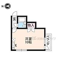 メゾン福島 3-B ｜ 京都府京都市左京区田中西大久保町（賃貸マンション1K・3階・21.62㎡） その2