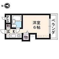 京都府京都市左京区北白川東小倉町（賃貸マンション1K・2階・23.00㎡） その2