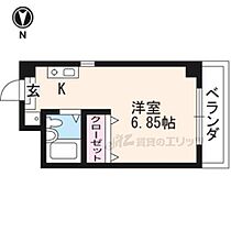 京都府京都市左京区下鴨芝本町（賃貸マンション1K・3階・19.80㎡） その2