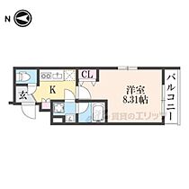 仮）京大北Ａ棟 304 ｜ 京都府京都市左京区田中上大久保町（賃貸マンション1K・3階・27.80㎡） その2