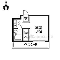 京都府京都市中京区麩屋町通蛸薬師下る梅屋町（賃貸マンション1K・4階・17.00㎡） その2