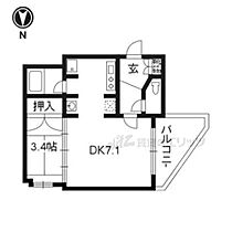 京都府京都市北区小山西上総町（賃貸マンション1DK・3階・31.48㎡） その2