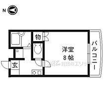 マタム 101 ｜ 京都府京都市中京区聚楽廻西町（賃貸マンション1K・1階・20.00㎡） その2