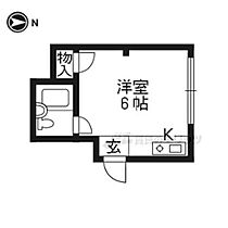 京都府京都市中京区西ノ京月輪町（賃貸マンション1R・2階・12.30㎡） その2